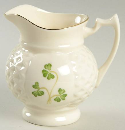 Shamrock (Embossed) Creamer
