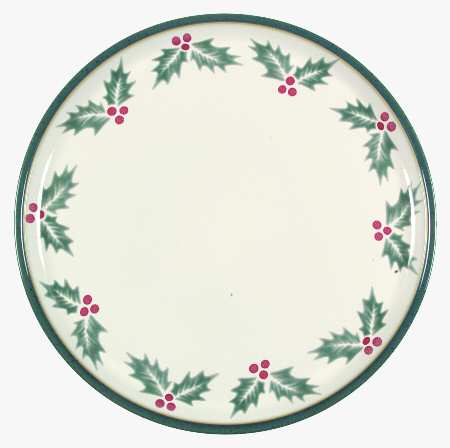 Harlequin Holly Green 13" Chop Plate (Round Platter)