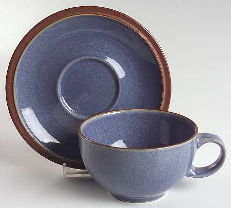 Juice Berry Flat Cup & Saucer Set