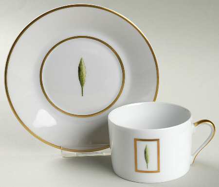 Toscane Et Jardins de Florence Flat Cup & Saucer Set