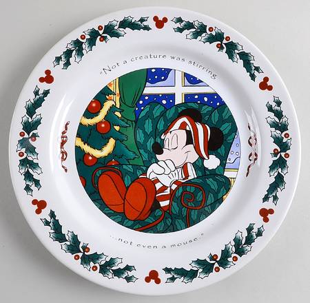 Twas The Night Before Christmas Dinner Plate
