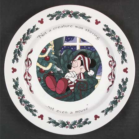 Twas The Night Before Christmas Dinner Plate