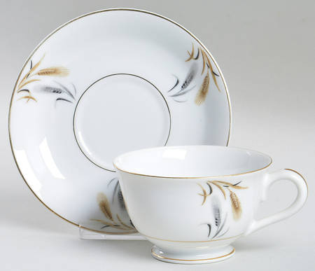 DWF6 Footed Cup & Saucer Set