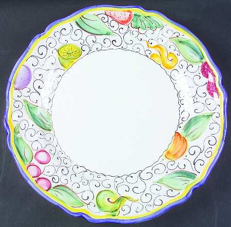 Macedonia 13" Chop Plate (Round Platter)