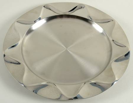 Origami Talc Stainless Service Plate (Charger)