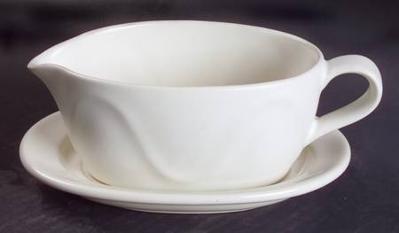 Origami Talc Gravy Boat & Underplate