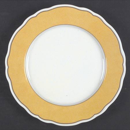 Festival Yellow Salad/Dessert Plate