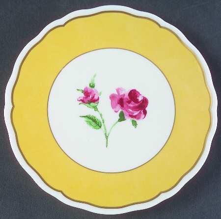 Festival Yellow Canape Plate