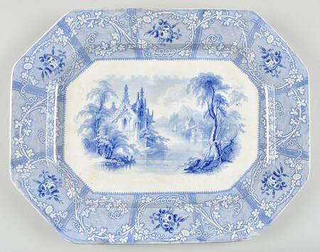 Friburg 18" Oval Serving Platter