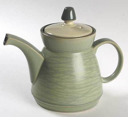 Calm (Dark Green & Matte) Teapot & Lid