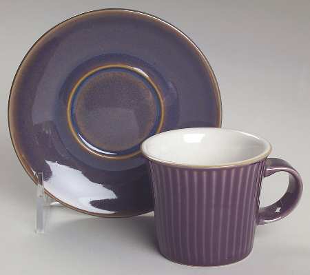 Storm Flat Demitasse Cup & Saucer Set