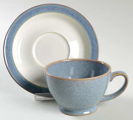 Storm Footed Cup & Saucer Set