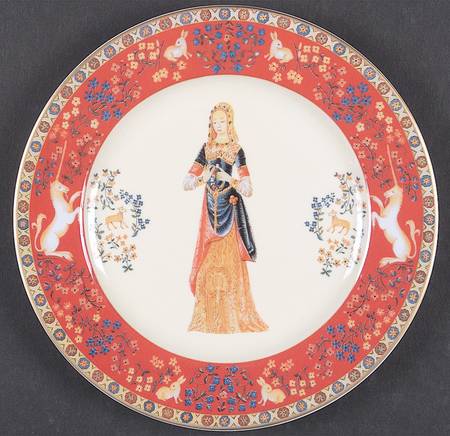 Dame A La Licorne Salad/Dessert Plate