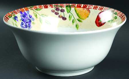 Scandinavian Orchard 10" Large Salad Serving Bowl