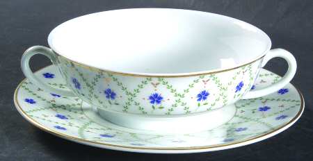 Barbizon Flat Cream Soup Bowl & Saucer Set