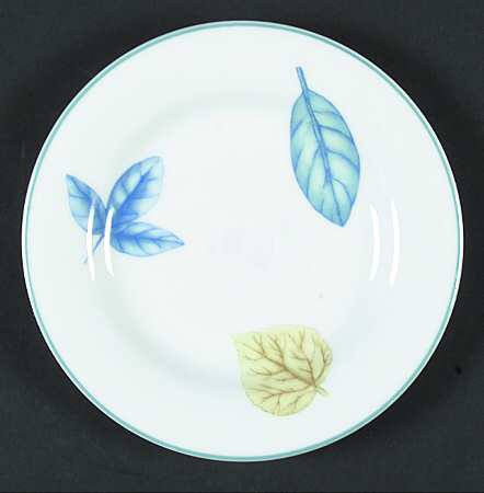 Foliage and Flowers (Non Marbled Rim) Bread & Butter Plate