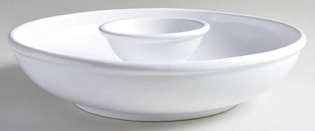 Villa White Chip/Dip Set (2 Piece)