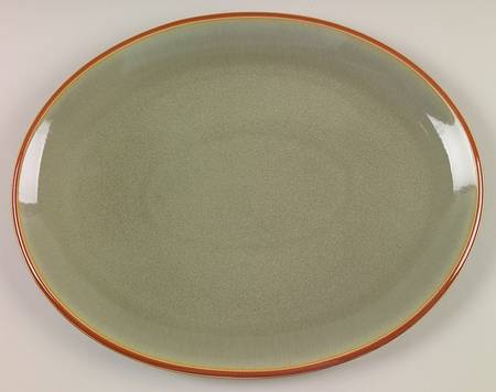 Fire (No Swirl Design) 14" Oval Serving Platter