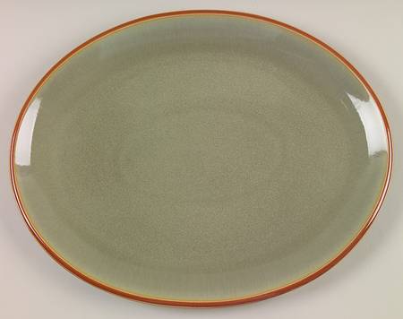 Fire (No Swirl Design) 14" Oval Serving Platter