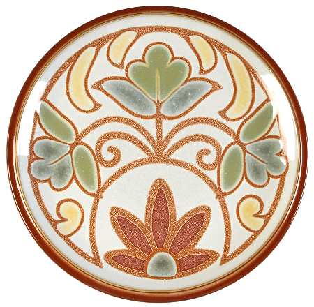 Fire (No Swirl Design) Accent Salad Plate