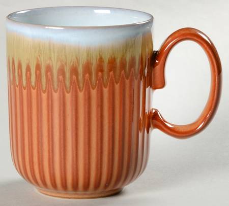 Fire (No Swirl Design) Fluted Mug