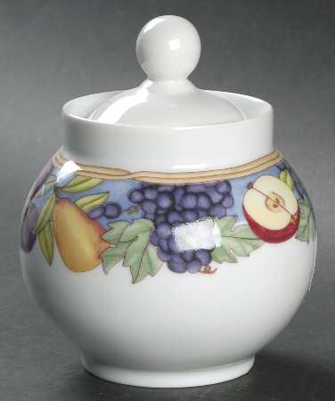 Cornucopia Sugar Bowl & Lid