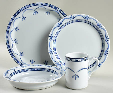 Norwegian Blue 4 Piece Place Setting by Dansk
