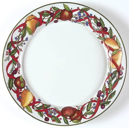 Holiday Harvest 12" Chop Plate (Round Platter)