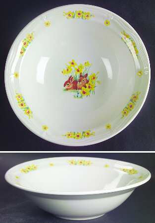 Daffodil Bunny Coupe Cereal Bowl