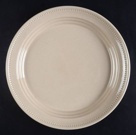 Craft Colors Oatmeal 12" Chop Plate (Round Platter)