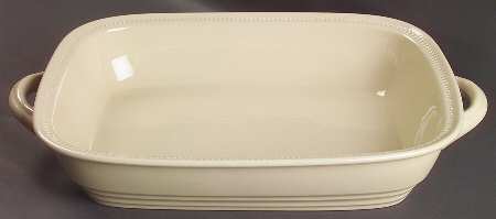 Craft Colors Oatmeal 14" Rectangular Baker