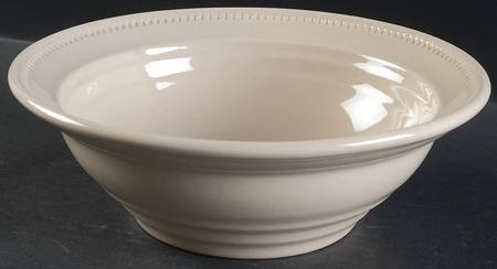 Craft Colors Oatmeal 9" Round Vegetable Bowl