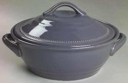Craft Colors Stone 2 Qt Round Covered Casserole