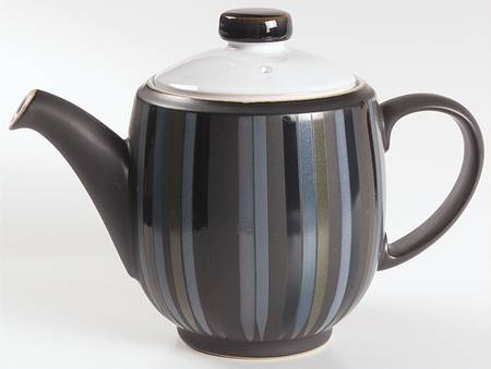 Jet Stripes Teapot & Lid