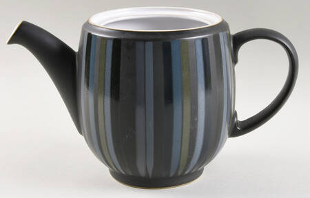 Jet Stripes Teapot No Lid