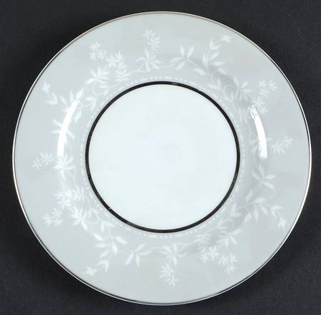 Bragance Grey Bread & Butter Plate by Philippe Deshoulieres