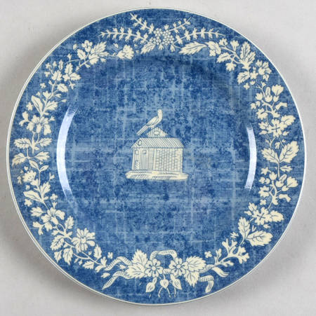 Crespieres Blue Bread & Butter Plate