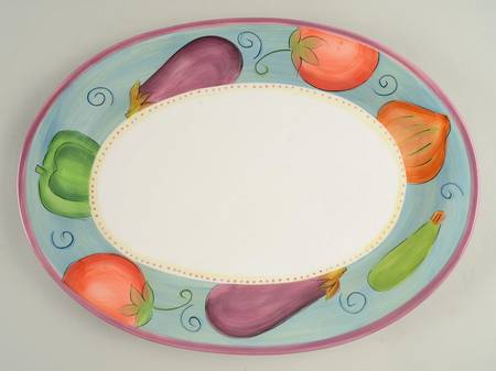 Ratatouille 16" Oval Serving Platter by Dansk