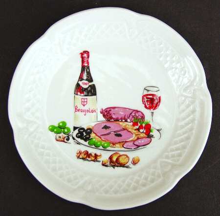 Wine And Cheese Canape Plate