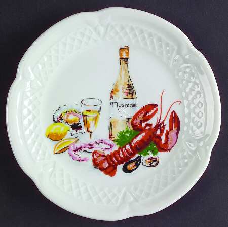 Wine And Cheese Canape Plate