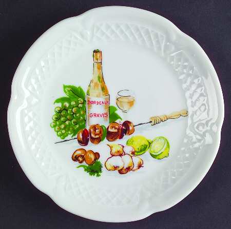 Wine And Cheese Canape Plate
