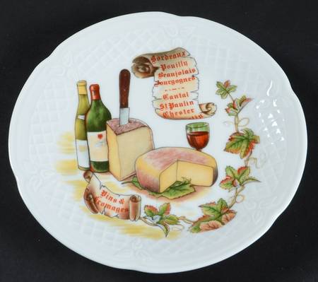 Wine And Cheese Canape Plate