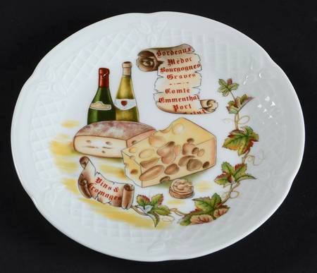 Wine And Cheese Canape Plate