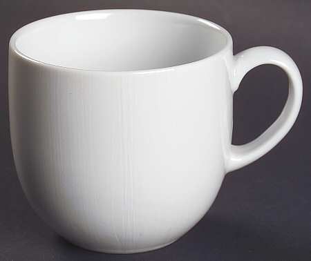 White Silk Mug