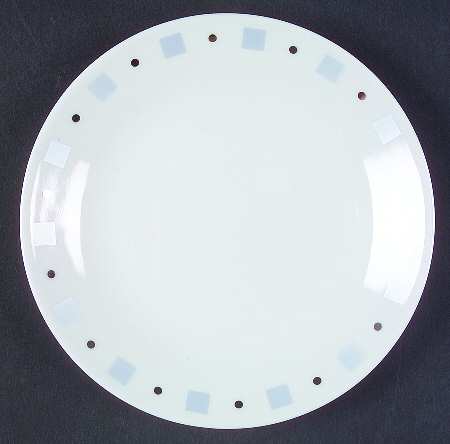 Baltik White & Blue Bread & Butter Plate
