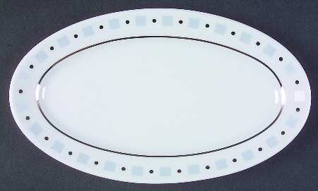 Baltik White & Blue Relish/Gravy Underplate