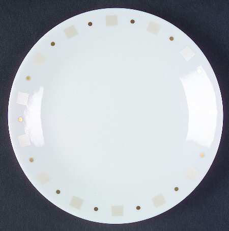 Baltik White & Sand (Ivory) Bread & Butter Plate by Philippe Deshoulieres