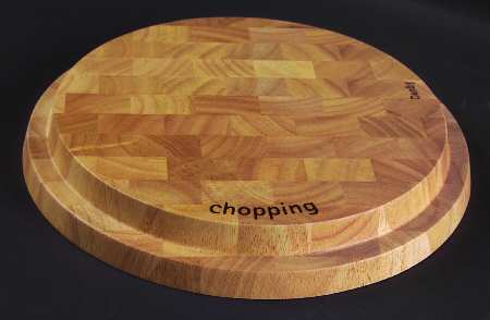 Flavours Coconut Chop Board Lid for Salad Bowl