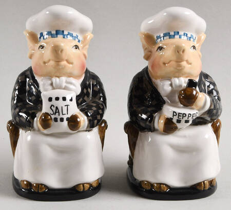 Jam Bon Figural Salt & Pepper Set by Department 56