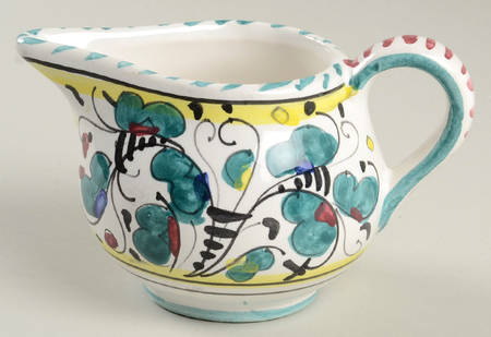 Green Rooster (Orvieto) Creamer